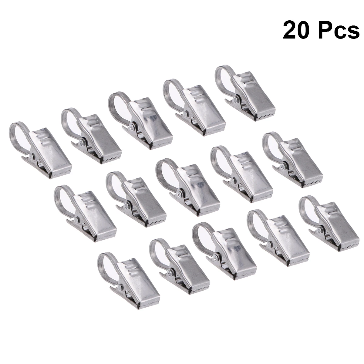 Clips para cortina de 20 piezas, accesorios para ventana, ganchos para cortina, Clips duraderos, prácticos, a prueba de polvo, abrazaderas para cortina dormitorio|Cortinas| - AliExpress