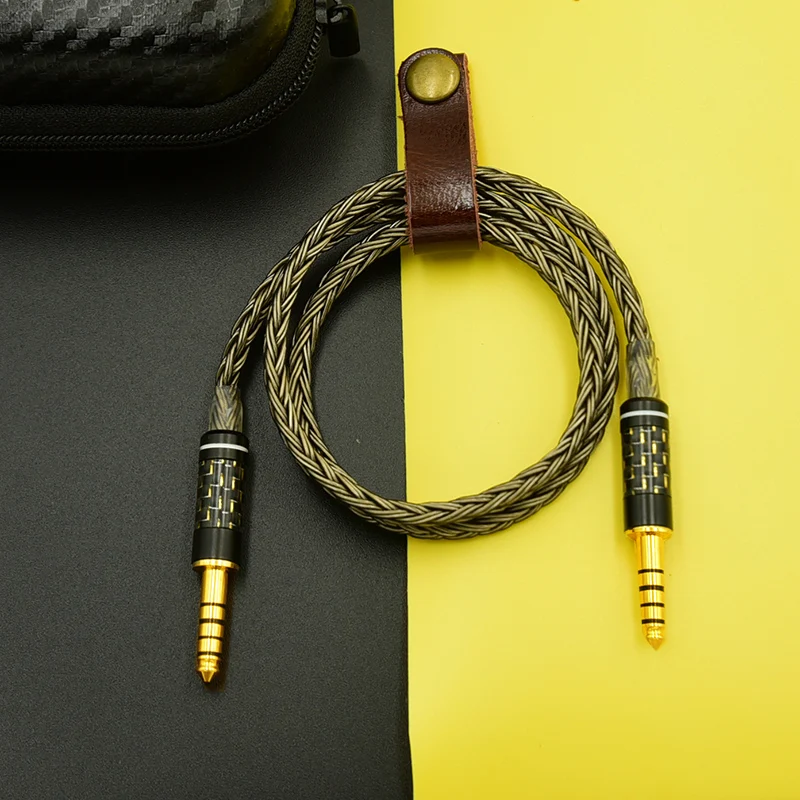 OCC HIFI Single Crystal Copper 4.4mm Balance to 4.4 Balanced Audio Adapter Cable Male for HIBY zx300 NW WM1Z A ifi | Электроника