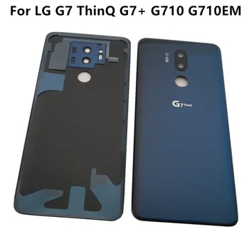 Перейти на Алиэкспресс и купить Чехол для LG G7 ThinQ G7 + G710 G710EM, чехол для аккумулятора, задняя дверь, чехол для задней панели, чехол для аккумулятора + объектив для камеры для LG G7 ...