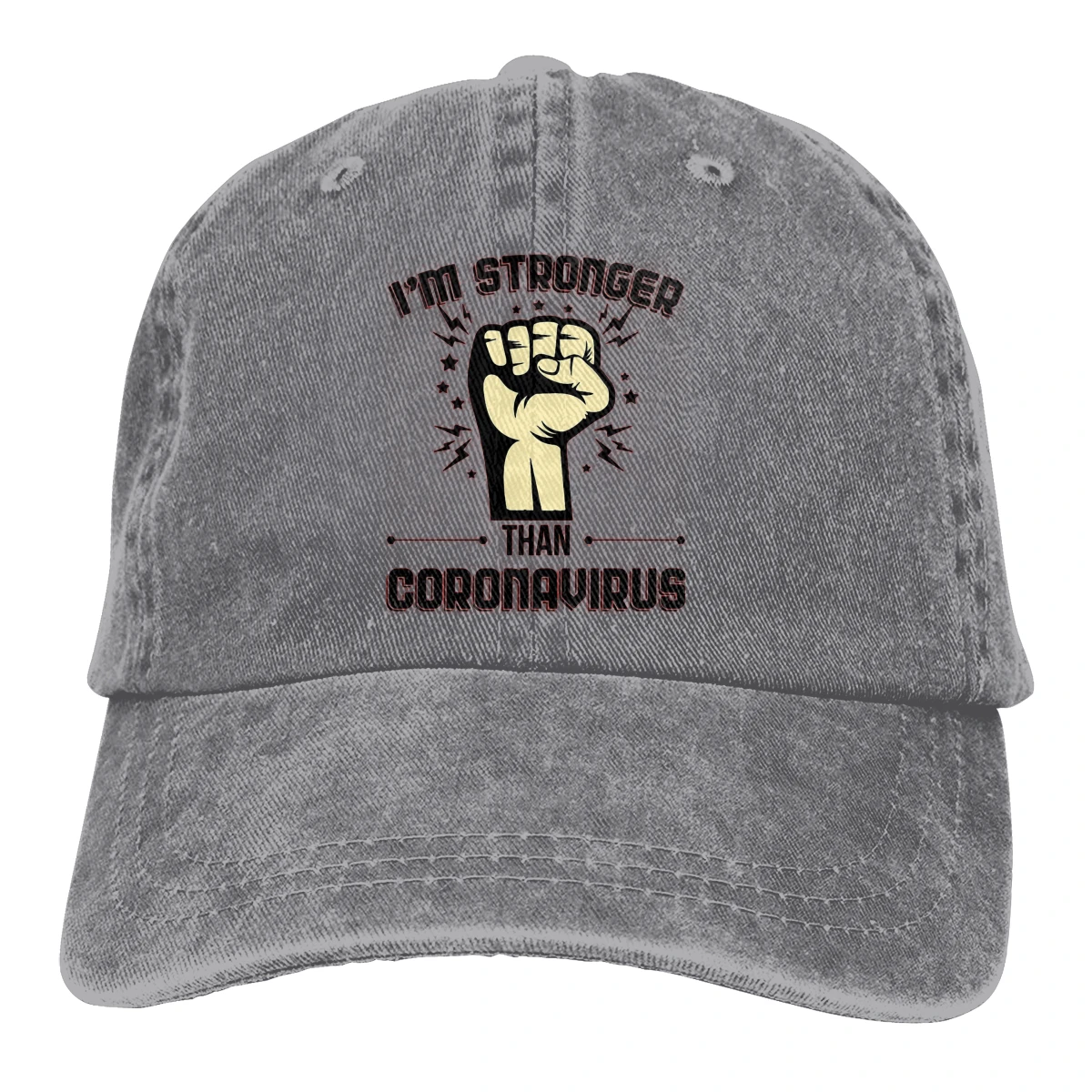 

2020 pandemic Baseball Cap Men Caps colors I'M STRONGER FIST Caps