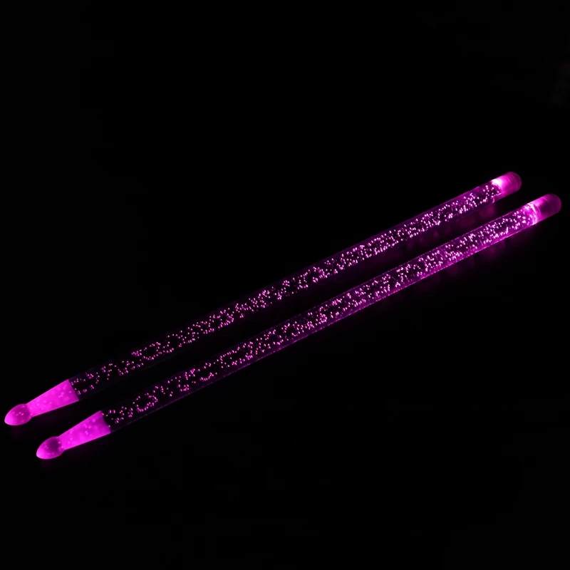 ABUO-Bubble Lighting светодиодный барабан 5А акриловые барабанные палочки светящиеся в темноте джазовые барабанные палочки специальное представление