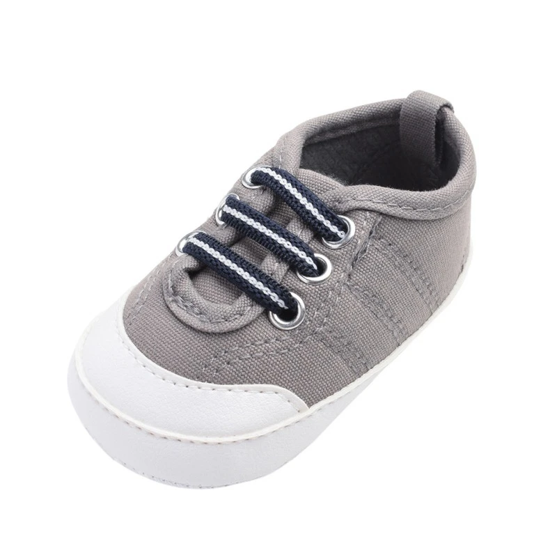 Новинка; дышащие парусиновые классические спортивные кроссовки для маленьких мальчиков и девочек; обувь для малышей на мягкой нескользящей подошве; обувь для первых шагов