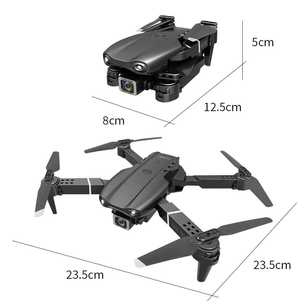 Rc Dron Mini Drone 4k Profesional Wide Angle 4K HD Dul Camera 2.4G 4CH Foldable Home Quadcopter FPV Helicopter Toys For Boy rc tech quadcopter