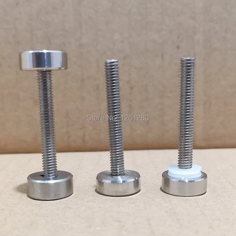 10 pcs M4 double threaded screw mirror nail Glass acrylic Decorative Nail household advertising screw fixed nail