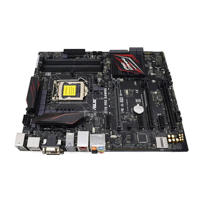 Asus Z170 Pro Gaming Moederbord Intel Z170 Chipset Lga 1151 Socket  Ondersteuning 7th 6th Core I7 I5 I3 Pentium Celeron 7100 7700 Cpu -  AliExpress