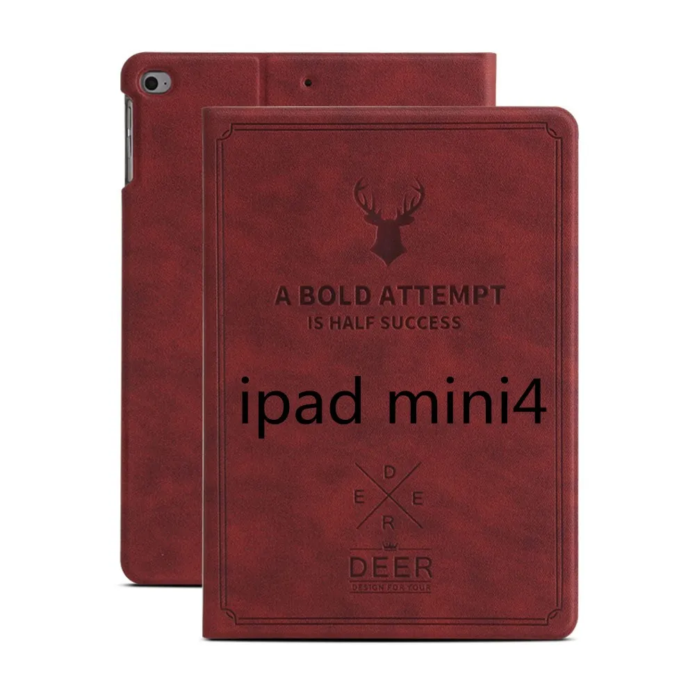 Розово-красный Чехол для ipad air3 pro 10," 10,2" для ipad mini4 mini5, 9," чехол для планшета для ipad 7-го поколения с подставкой из искусственной кожи - Цвет: Розово-красный