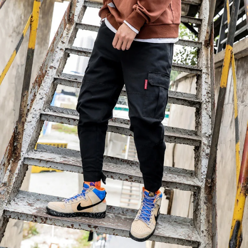 

Spring INS Popular Brand Bib Overall Men's Straight-Cut Loose Casual Pants Ulzzang Korean-style Trend MEN'S Trousers