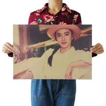 [] Joey Wong 03 Ностальгический ретро плакат из крафт-бумаги экран для помещений кафе декоративная живопись