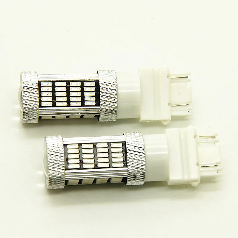 2 шт. 3157 T25 3056 3156 3057 светодиодные фонари заднего хода светильник 92-SMD 1000 Lm 6000K