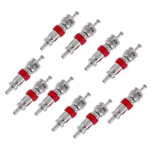 

10 Pieces Schrader Valve Insert for Mountain Bikes, Racing Bikes