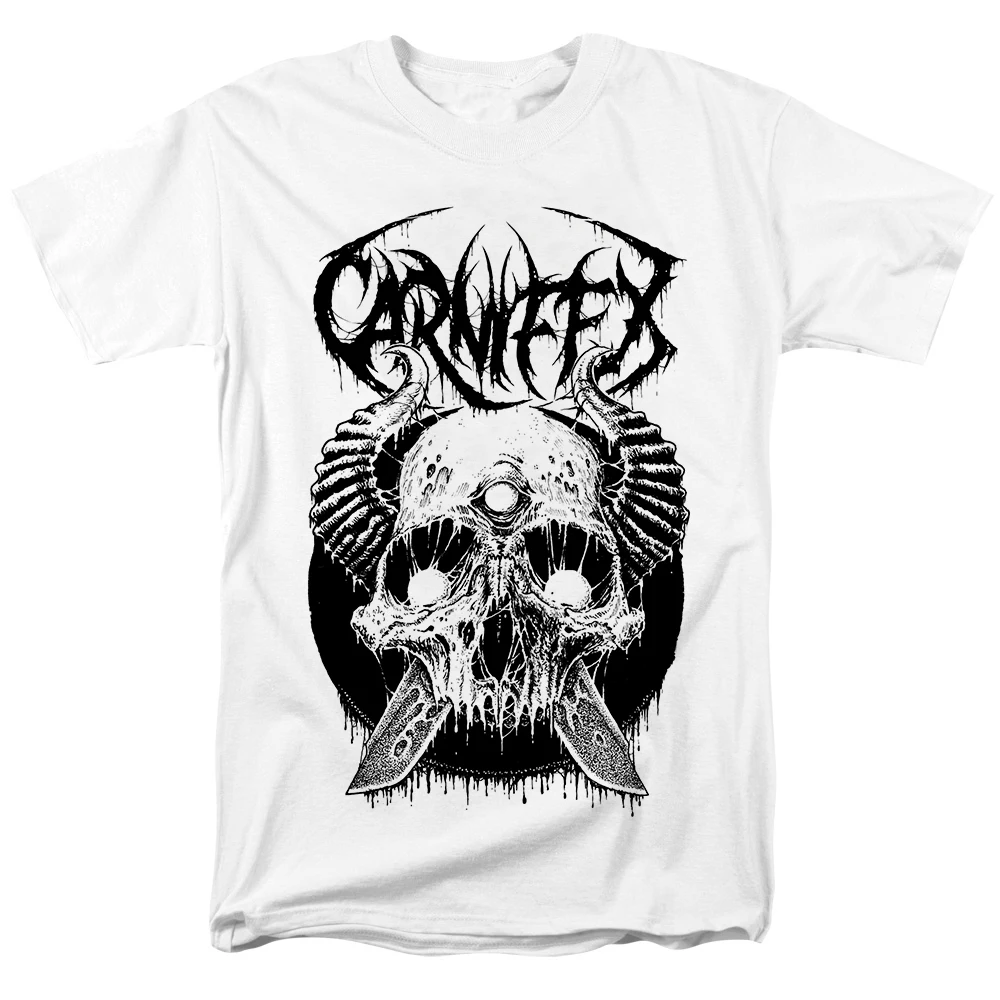 12 вариантов дизайна DEVIL Carnifex 3D демонический череп для мужчин и женщин, рубашка, тяжелый металл, панк, фитнес, camiseta, скейтборд, черно-белая футболка