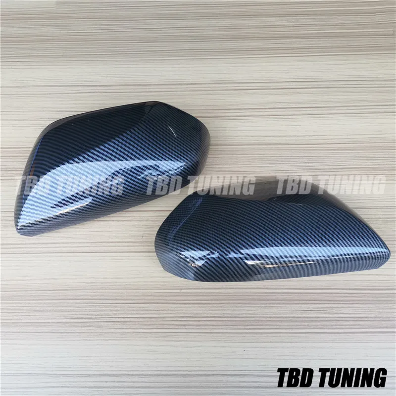 Зеркальный чехол из углеродного волокна для Toyota Camry 2012 2013-+ сменная боковая зеркальная крышка заднего вида