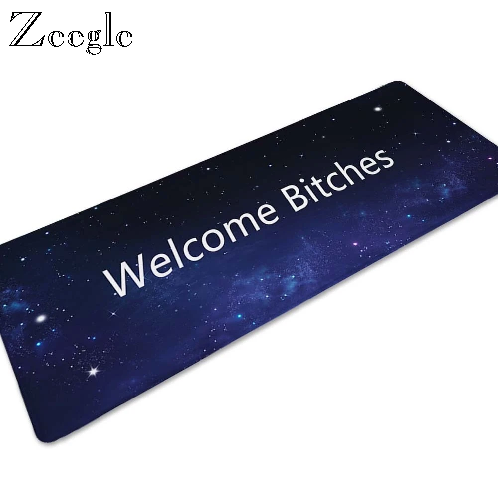 Zeegle Carpets and Rugs for Living Room Anti Slip Hallway Rectangle Floor Rug Flannel Soft Foot Mat Absorbent Kitchen Carpet Rug