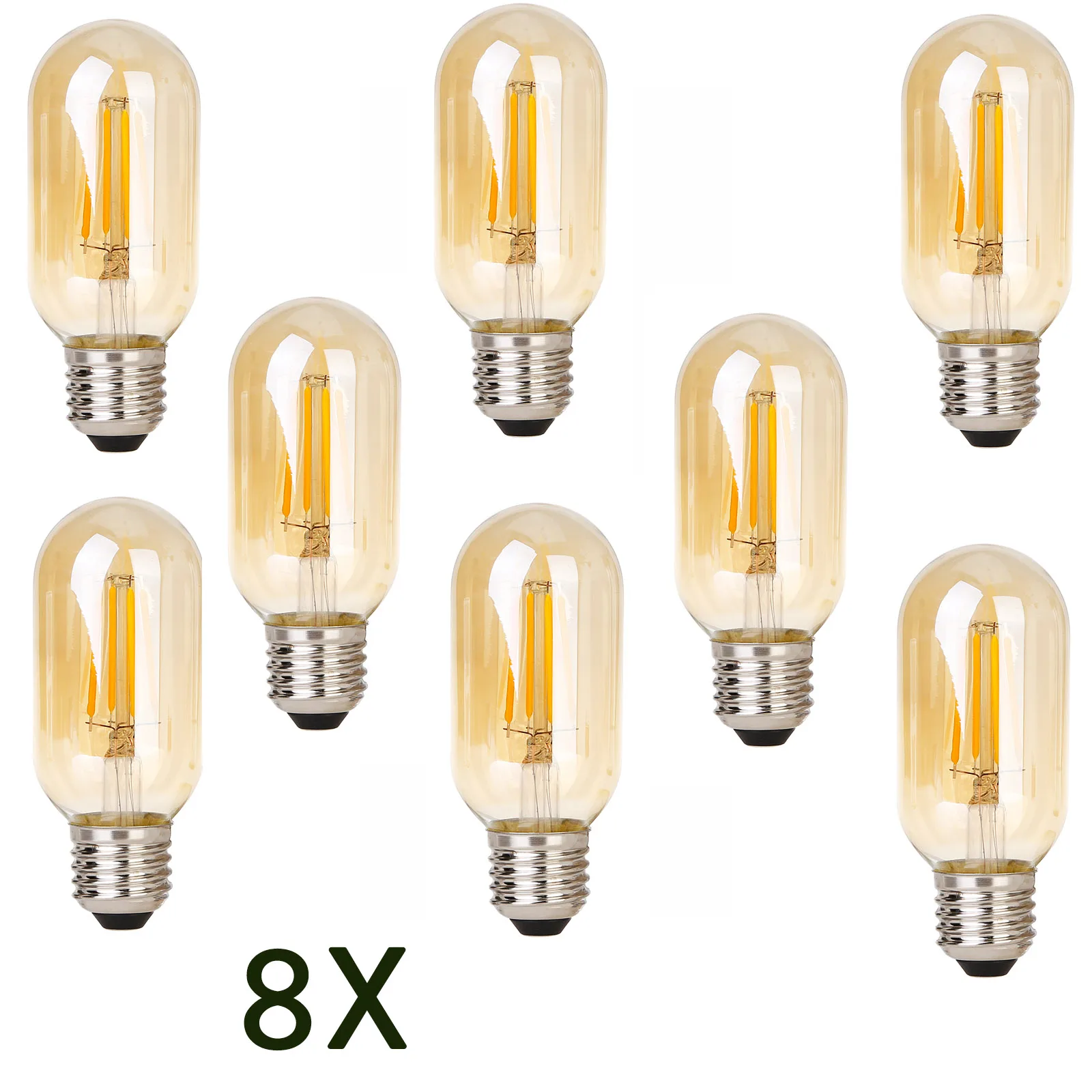 Светодиодсветильник лампа накаливания Edison E27 8 шт. 4 Вт 220 В | Лампы и освещение