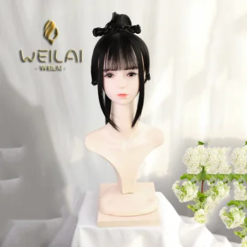 

WEILAI Styling bun Vintage Wig Wigs for Women Han Dynasty Ancient Style Wig Ancient Costume Versatile Daily Used Custom wig