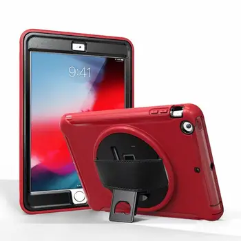 

Fashion Armor 360 Degree Rotating Children Safe Heavy Duty Silicone Hard Tablet Case for IPad Mini 1 2 3 Inch Cover Funda+Pen