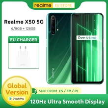 Global Version Realme X50 5G Smartphone 8GB 128GB Snapdragon 765G 6.57 Inch 120Hz Display