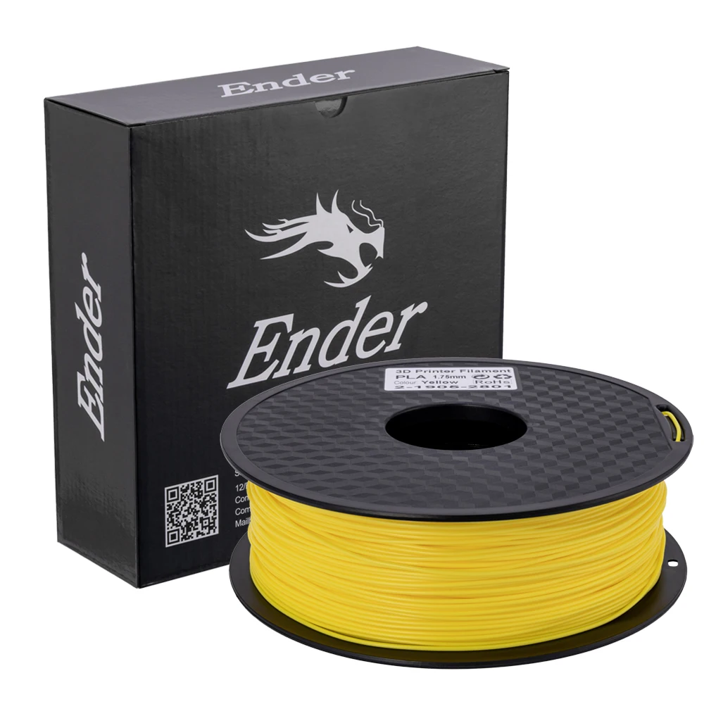 YELLOW 20 цветов на выбор Creality 3d принтер 1 кг 1,75 мм PLA печатные материалы PLA нити для Creality 3d принтер - Цвет: YELLOW
