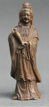 

90MM China Chinese Buddhism Bronze Stand Kwan-yin Guan Yin Boddhisattva Statue