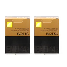 Batterie de caméra EN-EL14a pour Nikon EN-EL14a EN-EL14, 2 pièces, DF D5300 D5200 D5100 D3300 D3200 D3100 P7100 P7700 P7800 P7000