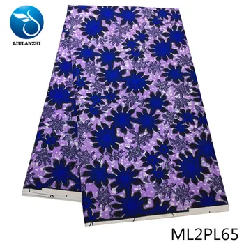 

LIULANZHI african print fabric polyester wax 6 yards double side party ankara wax 2020 ML2PL51-70