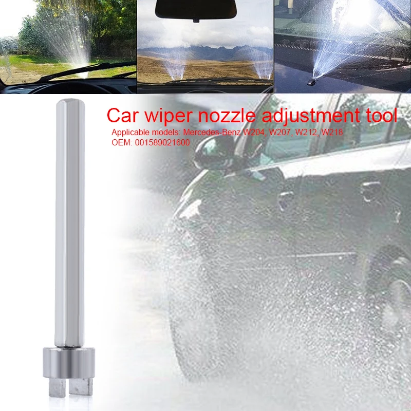 

Car Windscreen Windscreen Washer Fan-Shaped Spout Windscreen Hand Tools for Mercedes Benz W204 Mist Nozzle
