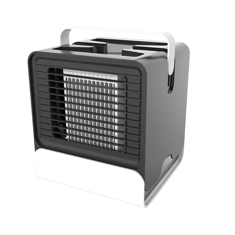 Мини портативный воздушный охладитель, увлажнитель, настольный кондиционер, вентилятор охлаждения для офиса, дома, Прямая поставка - Цвет: Black Color