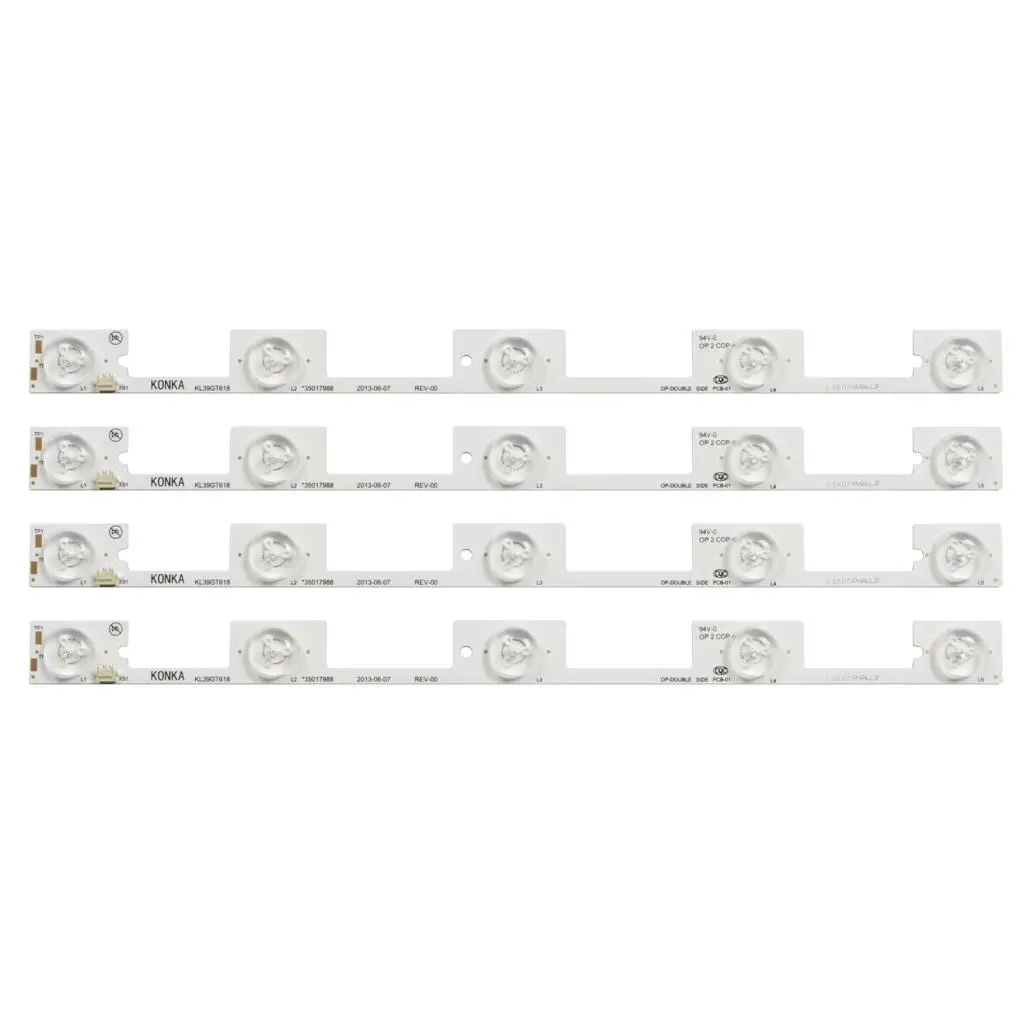 New 10 PCS LED backlight lamp strip for 39Inch TV KL39GT618 35017988 5 LEDs*6V 307mm