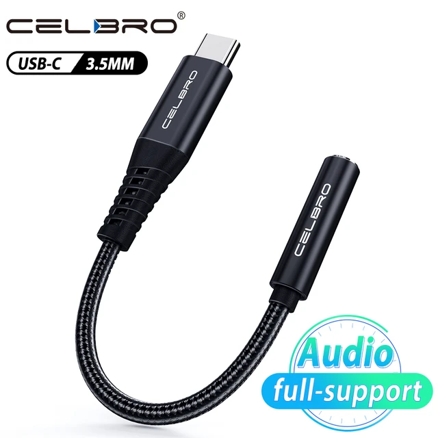 Type C to 3.5 Jack Adapter USB C 3.5mm Audio Aux Earphone Adapter For  SAMSUNG