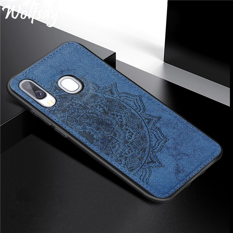 Чехол для samsung Galaxy A40, чехол для samsung A40, чехол для samsung Galaxy A40 A405F, бампер, окрашенный 3D, тиснение, матовый чехол