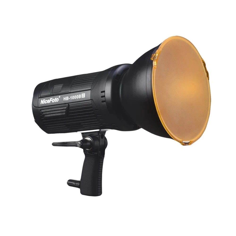  NiceFoto LED Light Lamp100W LCD Display 3200K/5600K CRI95+ APP Remote Control with Battery Charger  - 4000164756023