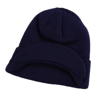 

2017 New Arrivals Casual Winter Keep Warm Skullies & Beanies Caps Women Men Solid Color Fashionable Caps Easy Match Clothes