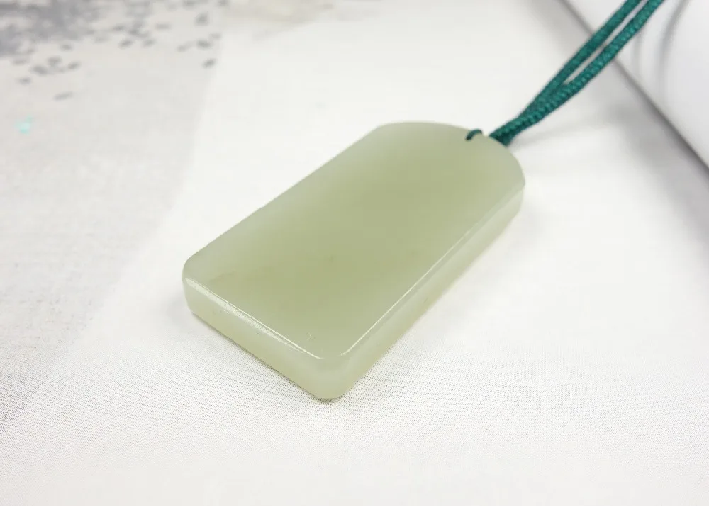 Nephrite ручной работы резной Будда счастливый амулет кулон ожерелье для женщин мужчин Подвески Ювелирные изделия из драгоценных камней рождественские подарки