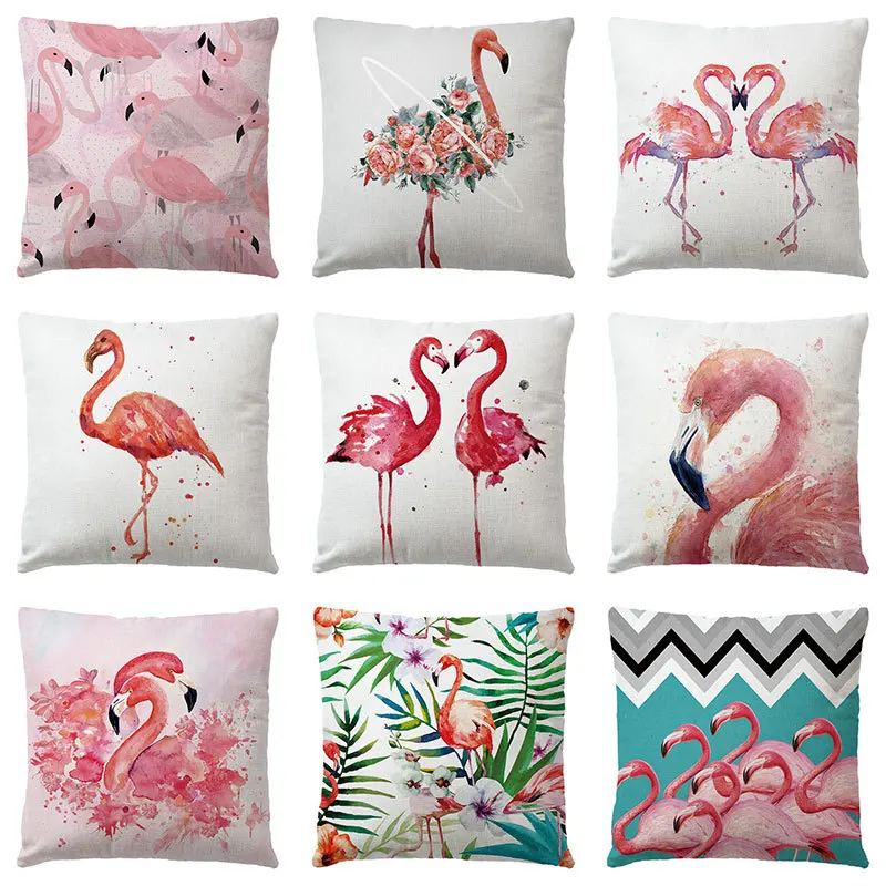 beautiful mandarin duck baby pillowcase 45*45 pillow cases cartoon printed Car Pillowcase Sofa Pillowcases Office Cushions case