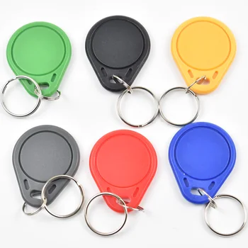 

500pcs/bag RFID key fobs 13.56MHz proximity NFC 213 tags keyfob tag for all nfc products