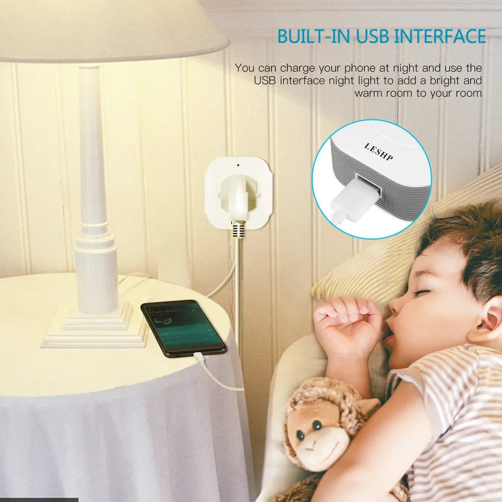 LESHP 2 шт./компл. Однопортовый беспроводной мини-разъем Smart Plug с USB выходом (5 В/1 а) Wi-Fi Смарт-переключатель розетка 100-240 В