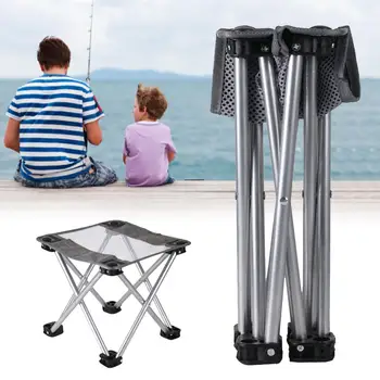 

Mini Portable Folding Stool,Folding Camping Stool, Outdoor Folding Chair for BBQ,Camping,Fishing, Carry Bag