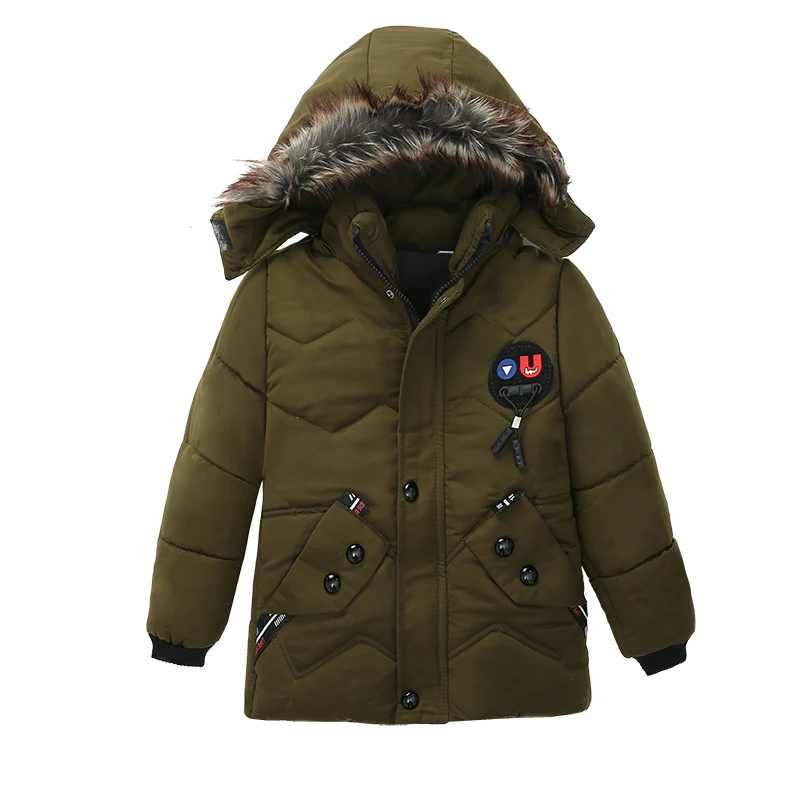 Kids Winter Jackets Autumn Jacket For Boys Coat Baby Boy Jackets Boys Thick Hooded Warm Outerwear Children Clothes Coat 2-5 year