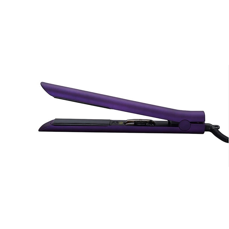 Purple Горячий Профессиональный Выпрямитель для волос керамический плоский утюжок для укладки волос 2 в 1 Плойка для завивки Led Плойка для волос утюжок для всех типов волос - Цвет: Purple