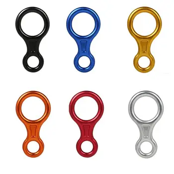 

Protector Device Rappelling Down Hill Rock Climbing Descender 30KN 8 Shape Rope Ring