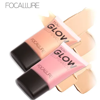 

4 colors Focallure Cosmetic Makeup Liquid Highlighter Face Brightening Glow Illuminator Natural Moisturize Concealer