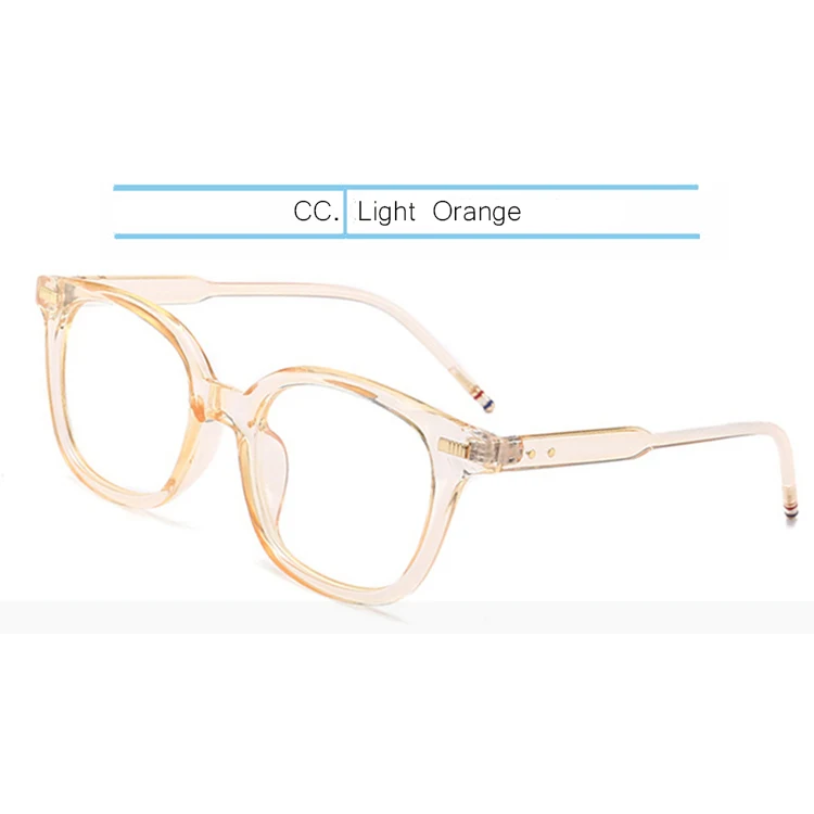 Light Orange IVSTA Tom TB 402, роскошные брендовые дизайнерские очки, анти синий светильник, оправа для мужчин и женщин, очки для компьютерных игр, близорукость по рецепту - Цвет оправы: Light Orange