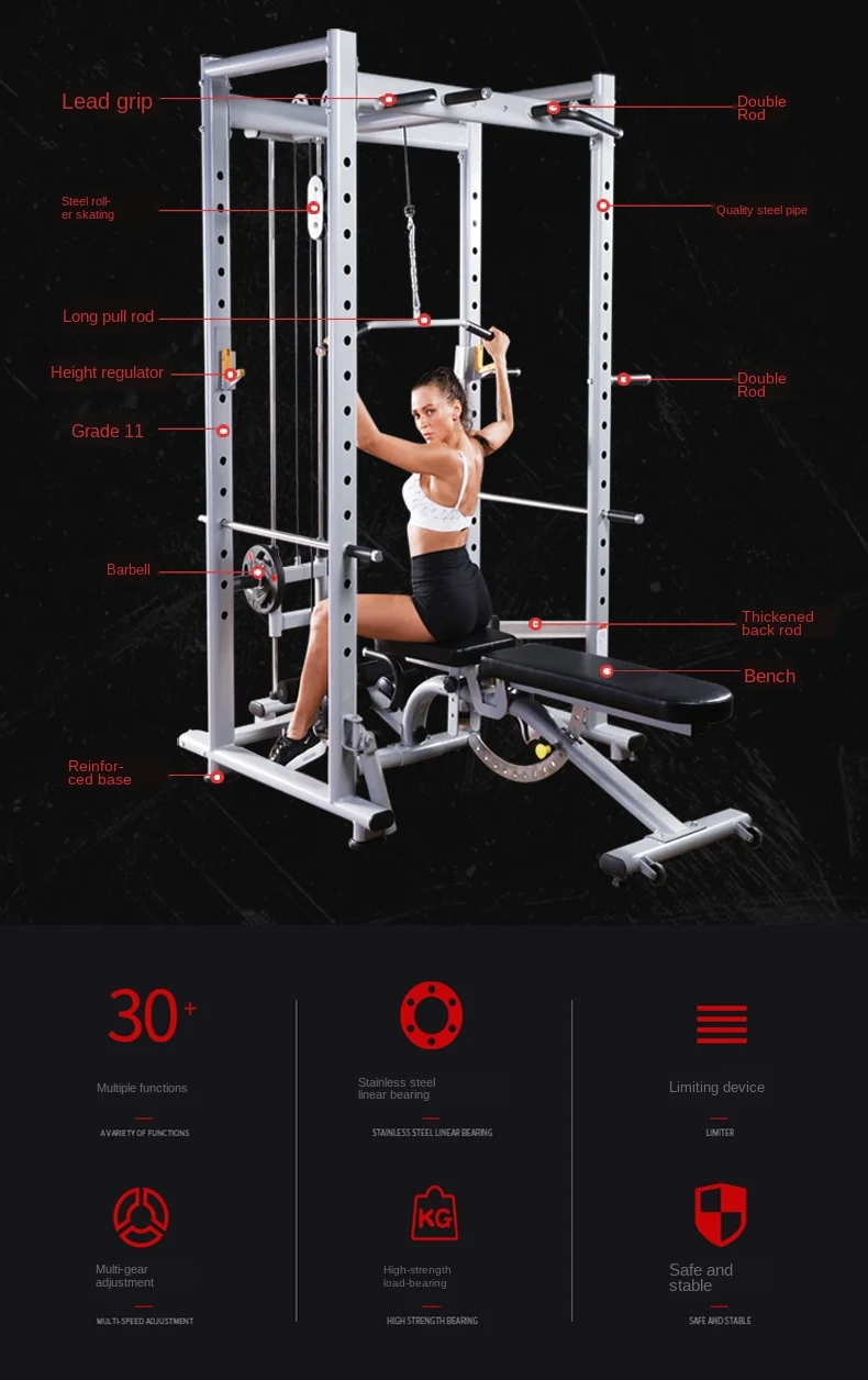 Equipamentos de ginástica integrados