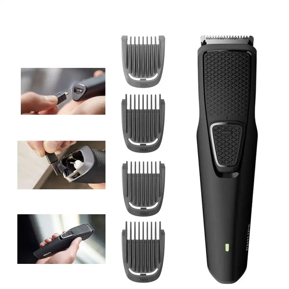 hair cutting by philips trimmer