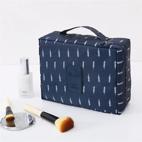 pattern 7 PURDORED, 1 шт., портативная косметичка с фламинго, водонепроницаемая женская косметичка, дорожная косметичка, косметичка, красивый чехол, сумка для мытья - Цвет: pattern 7