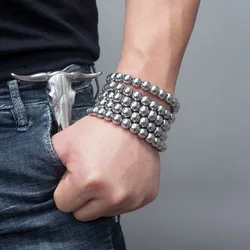 Bracelet d'auto défense d'extérieur en acier titane, boule de Protection personnelle, outil EDC, tour de taille tactique, colliers pendentifs de voiture 
