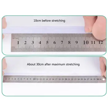 

100/200 Yards Elastic Band Flat Rubber Stretch Rope DIY Face Mouth Mask Crafts