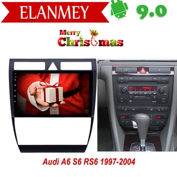 

Branded Genuine Android 9.0 Car Radio for Audi A6 S6 RS6 1997-2004 car gps navigation Car Multimedia WiFi Vehicle video recorder