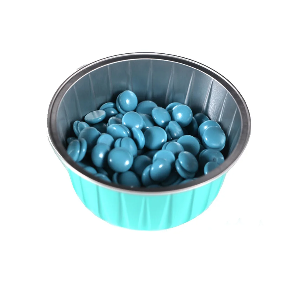 Blue ZOO 7-in-1 Hair Removal Depilatory Set Wax Bean Warmer Heater Machine with Hard Wax Beans& Hair Removal& Stick Wax Bowls