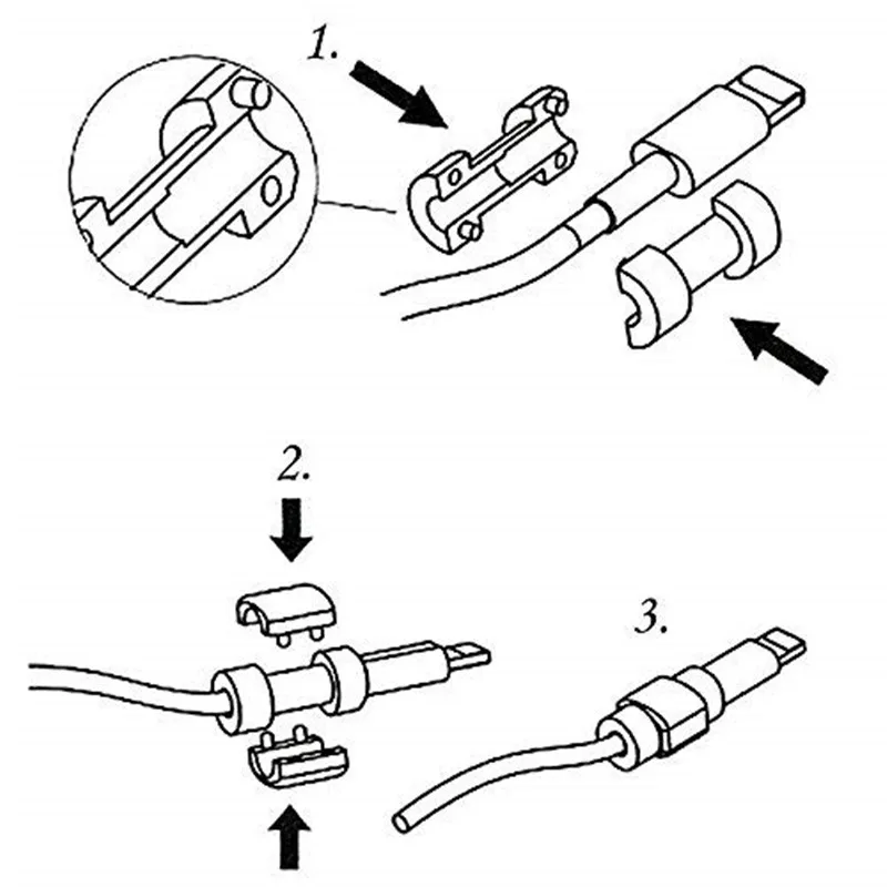 USB кабель передачи данных телефона защитный кабель протектор качество анти-поломки зарядный кабель протектор для iPhone и т. д. линия для наушников